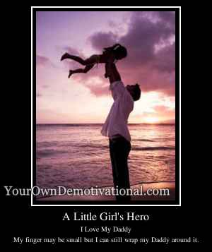 A Little Girl's Hero
