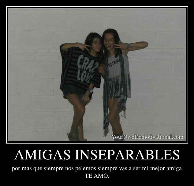 AMIGAS INSEPARABLES