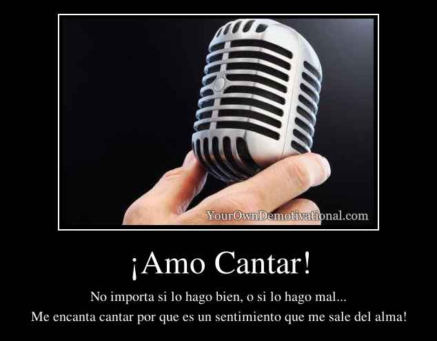 ¡Amo Cantar!