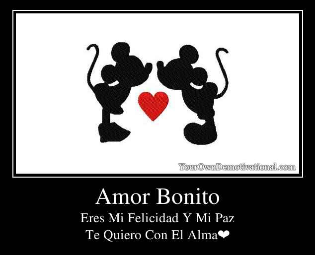 Amor Bonito