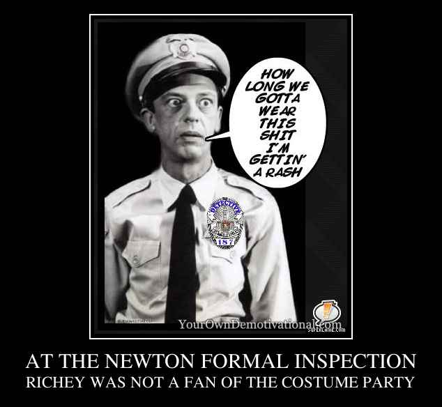 AT THE NEWTON FORMAL INSPECTION