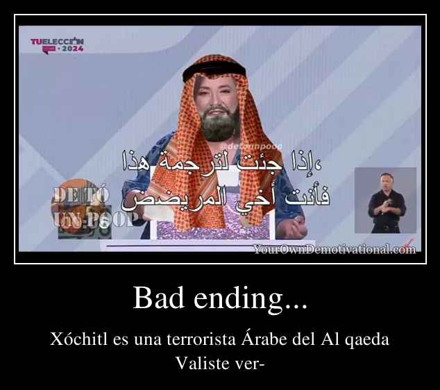 Bad ending...