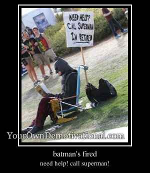 batman's fired