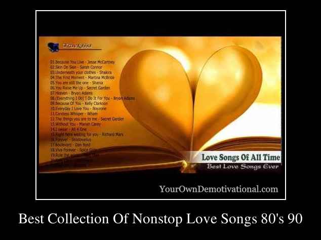 Best Collection Of Nonstop Love Songs 80's 90