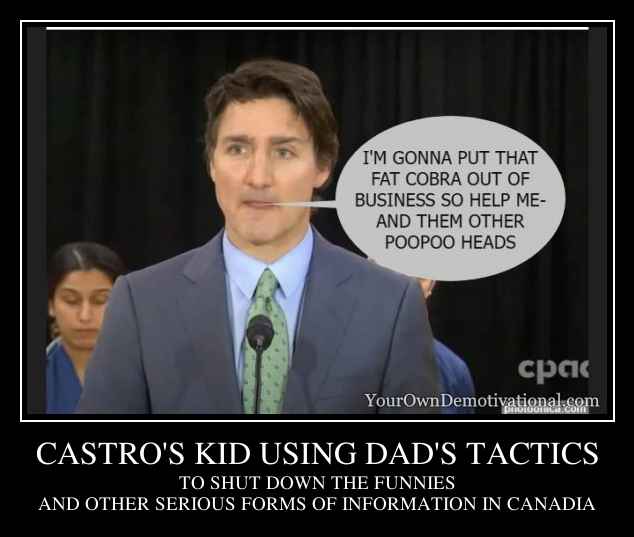 CASTRO'S KID USING DAD'S TACTICS