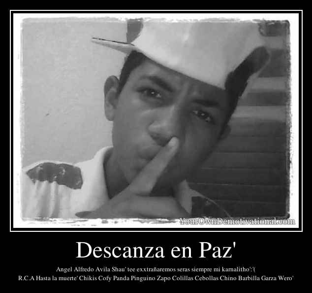 Descanza en Paz'