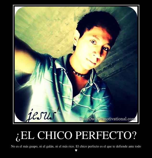 ¿EL CHICO PERFECTO?