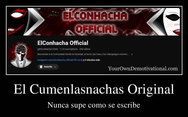 El Cumenlasnachas Original