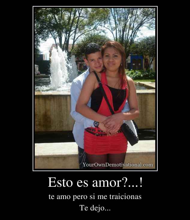 Esto es amor?...!