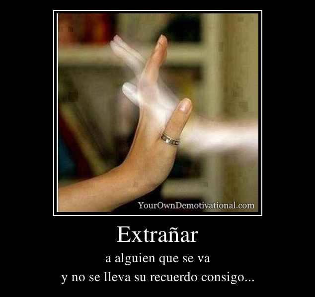 Extrañar