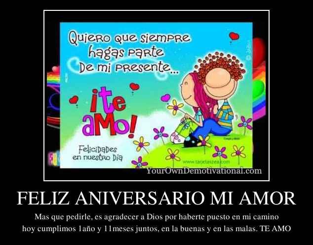 FELIZ ANIVERSARIO MI AMOR