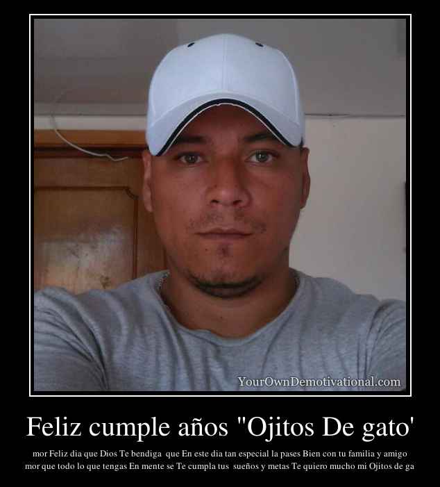 Feliz cumple años 