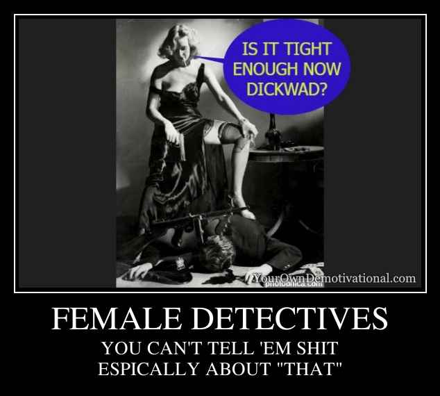 FEMALE DETECTIVES