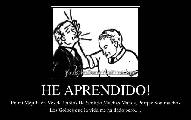 HE APRENDIDO!