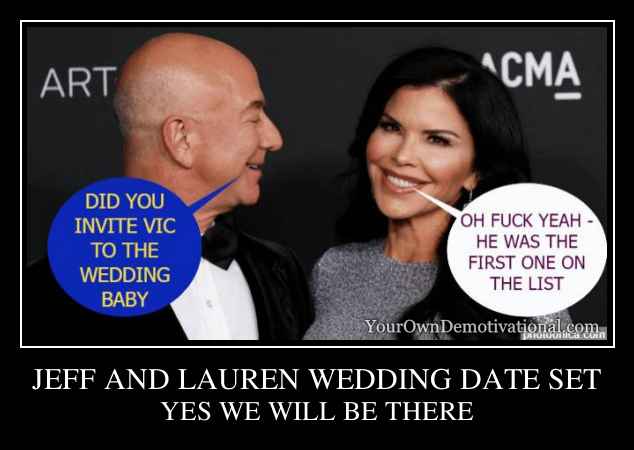 JEFF AND LAUREN WEDDING DATE SET