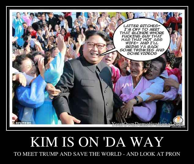 KIM IS ON 'DA WAY