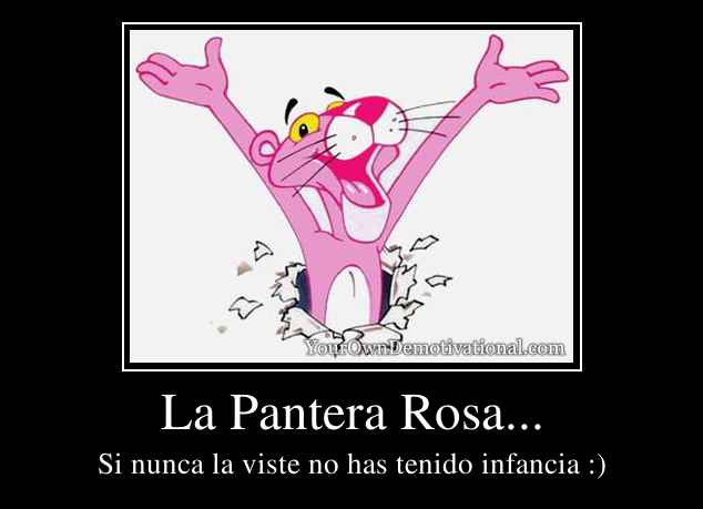 La Pantera Rosa...