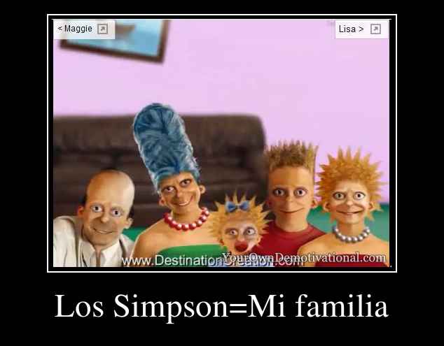 Los Simpson=Mi familia
