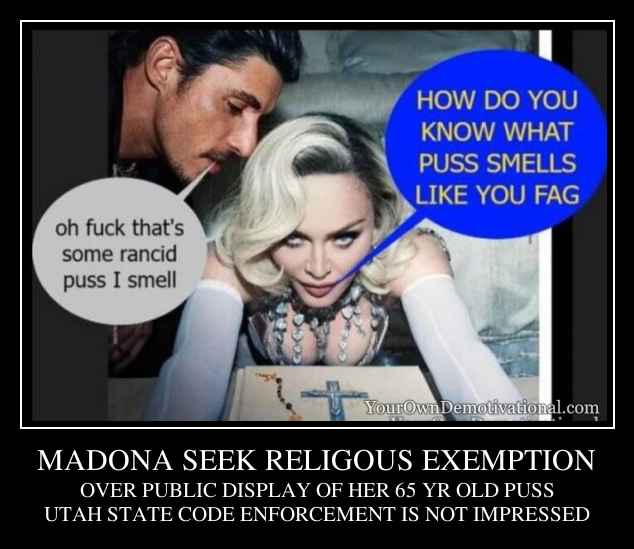 MADONA SEEK RELIGOUS EXEMPTION