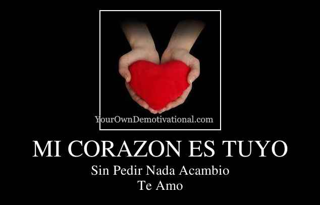 MI CORAZON ES TUYO