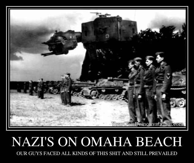 NAZI'S ON OMAHA BEACH