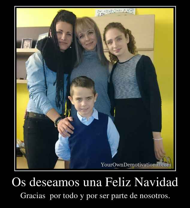 Os deseamos una Feliz Navidad