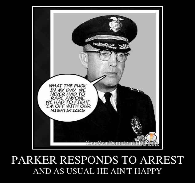 PARKER RESPONDS TO ARREST