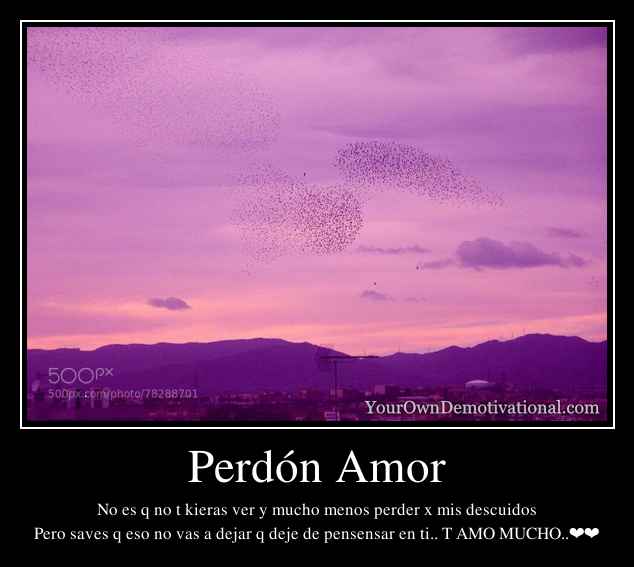 Perdón Amor