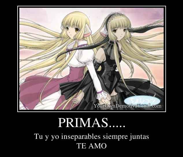 PRIMAS.....
