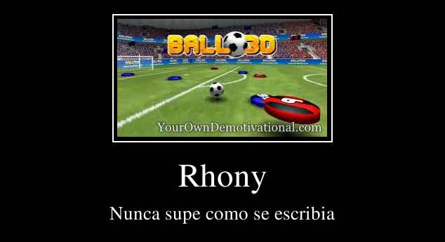 Rhony