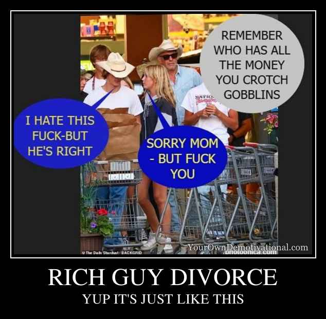 RICH GUY DIVORCE