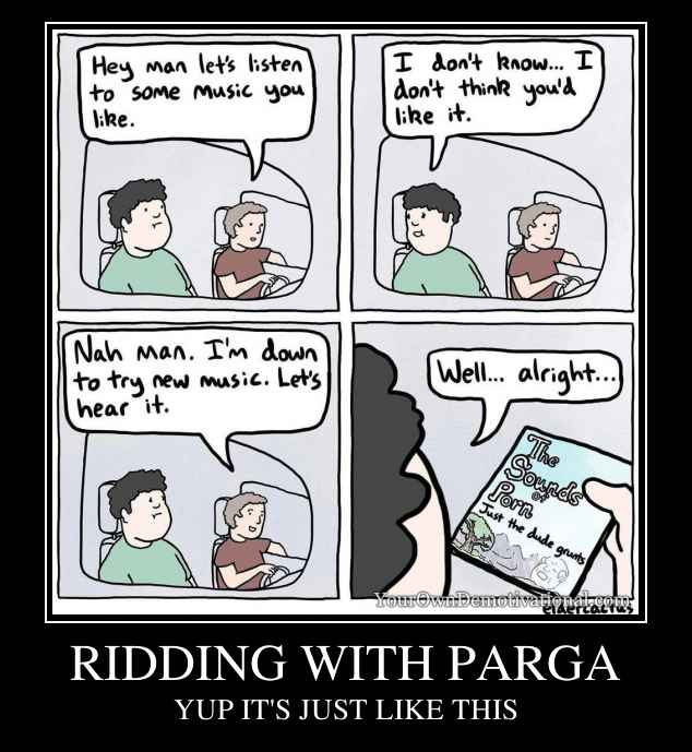 RIDDING WITH PARGA