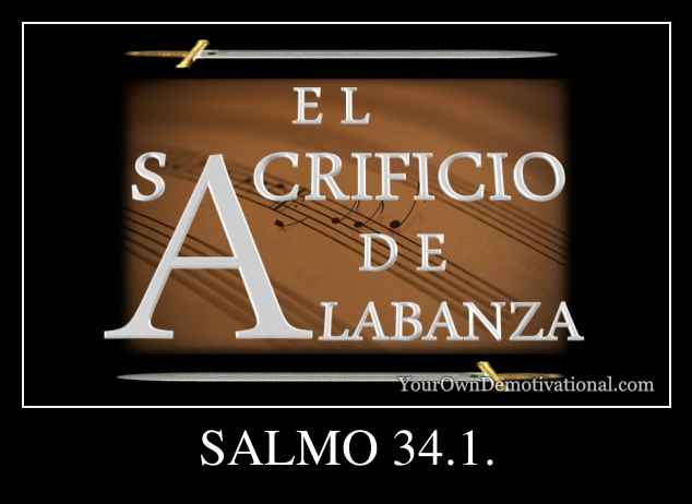 SALMO 34.1.