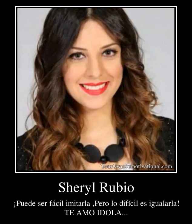 Sheryl Rubio