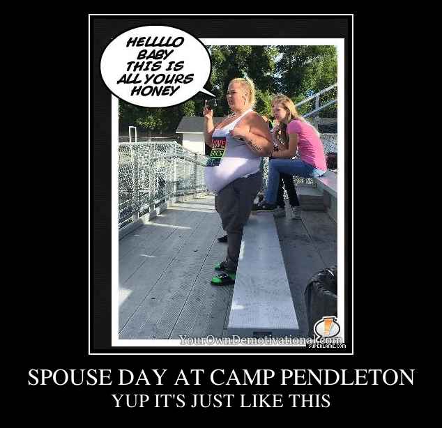 SPOUSE DAY AT CAMP PENDLETON