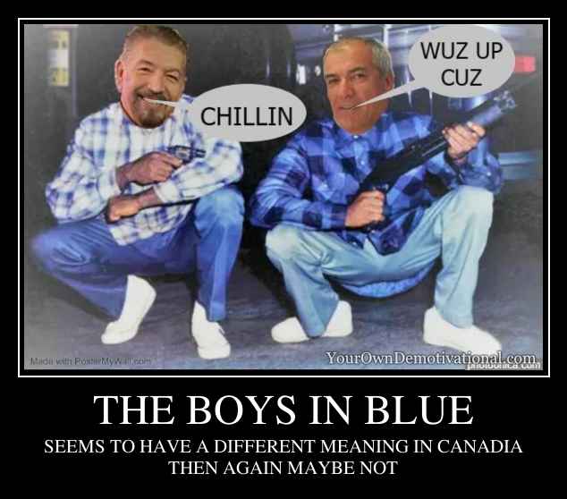THE BOYS IN BLUE