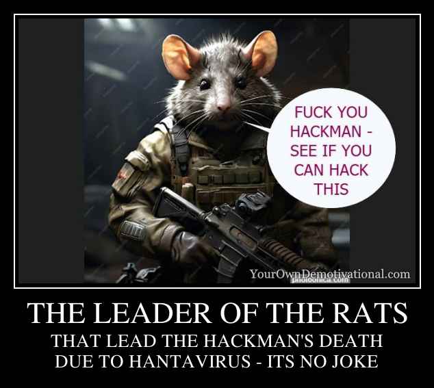 THE LEADER OF THE RATS