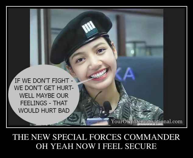 THE NEW SPECIAL FORCES COMMANDER