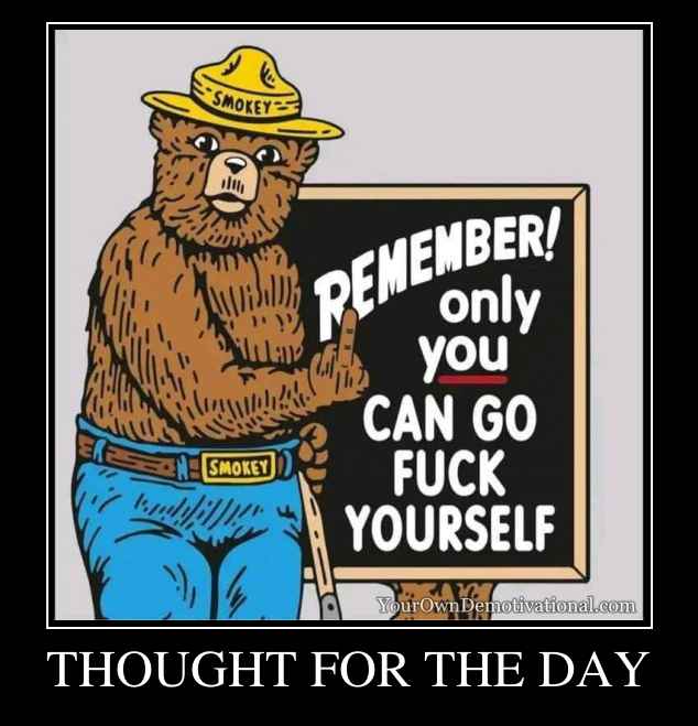 THOUGHT FOR THE DAY