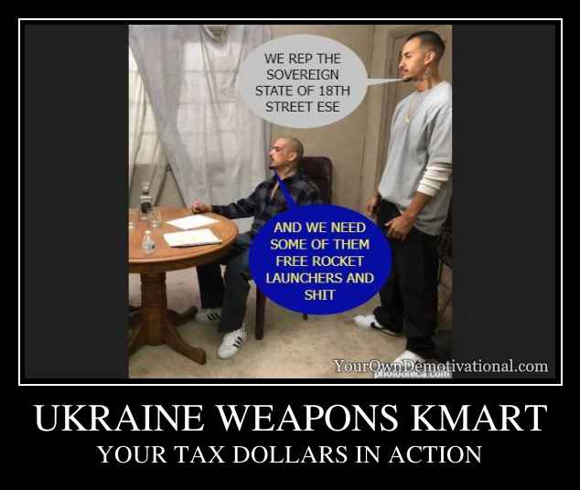 UKRAINE WEAPONS KMART