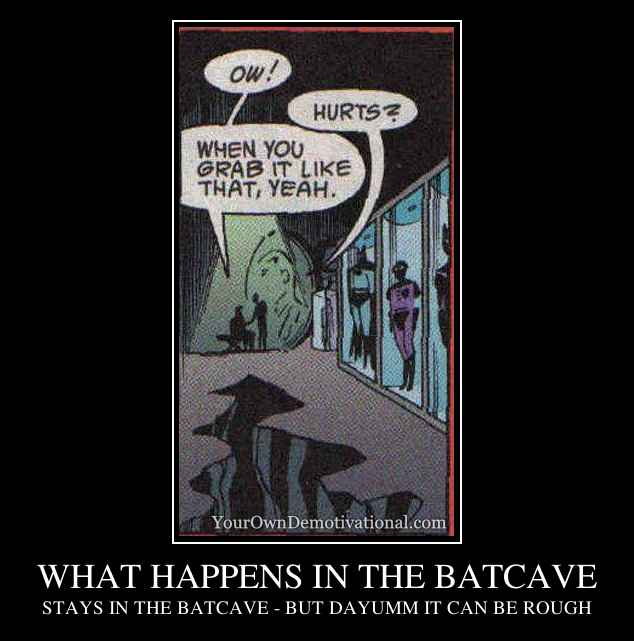 WHAT HAPPENS IN THE BATCAVE