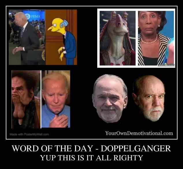 WORD OF THE DAY - DOPPELGANGER