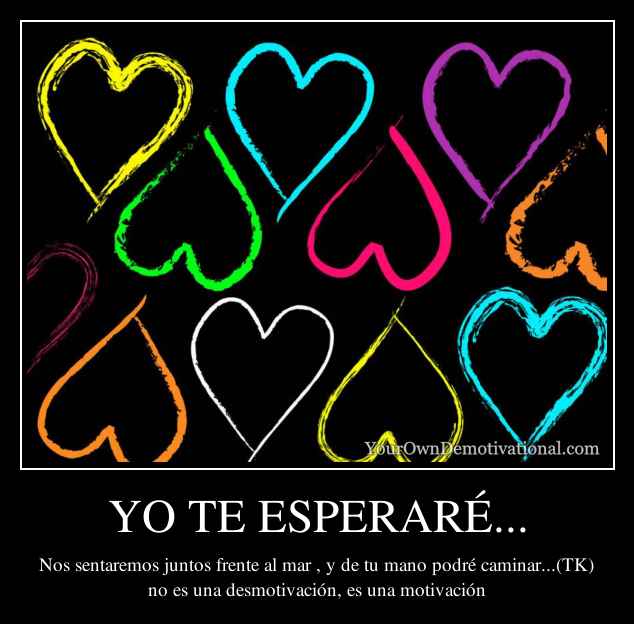 YO TE ESPERARÉ...