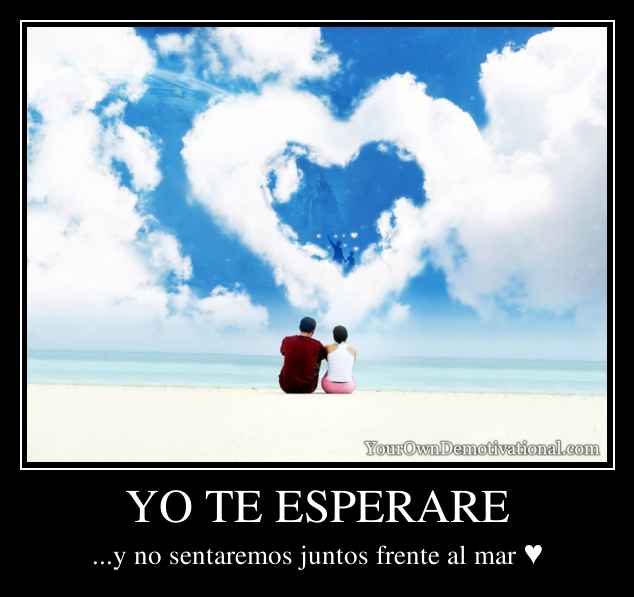 YO TE ESPERARE