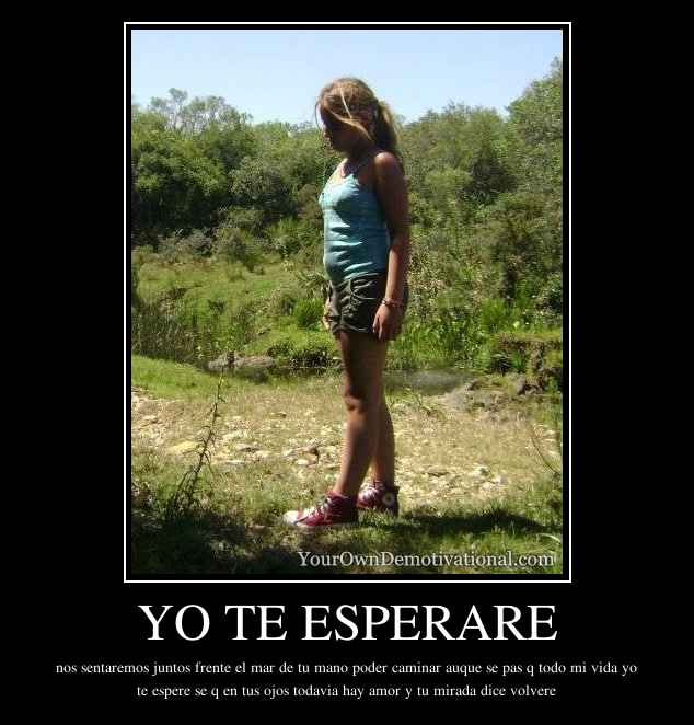 YO TE ESPERARE