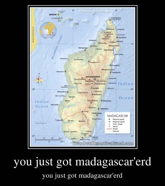 you just got madagascar'erd